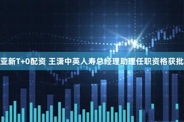 亚新T+0配资 王潇中英人寿总经理助理任职资格获批